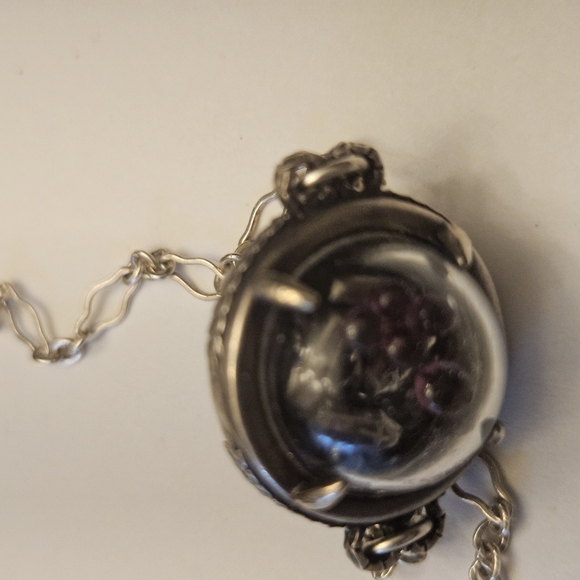 Omnia Studios Silver Graveyard Pendant Necklace - Picture 3 of 10
